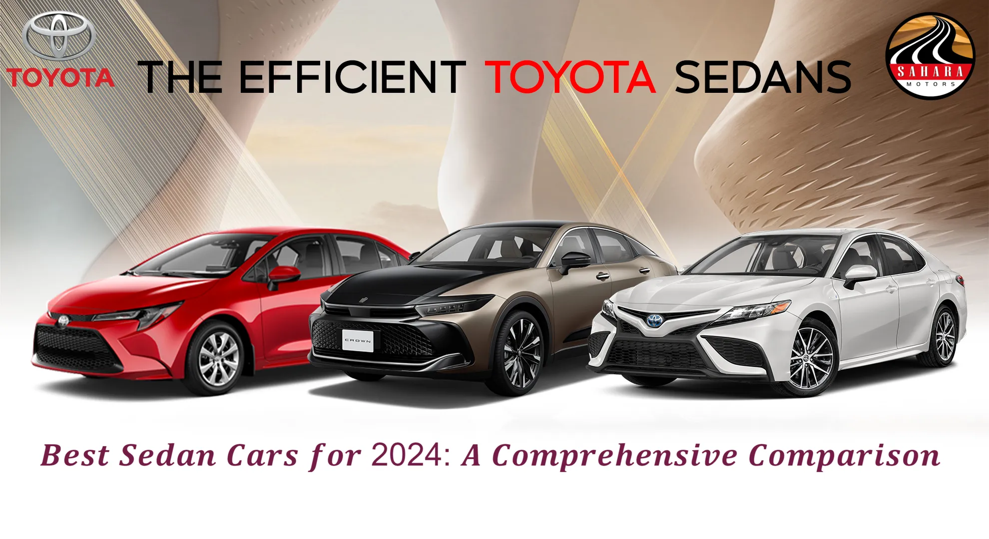 Best Sedan Cars for 2024: A Comprehensive Comparison | Sahara motors Dubai
